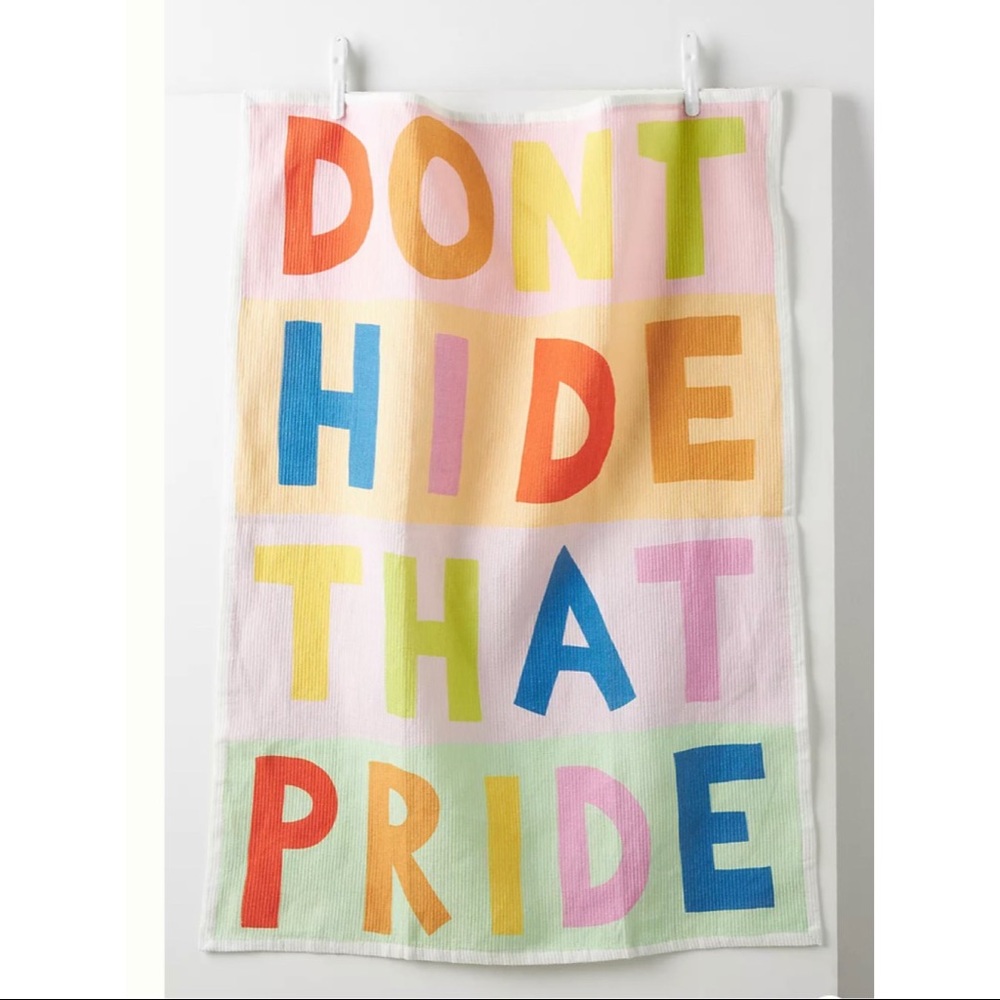 Luke John Matthew Arnold Don't Hide That Pride Dish Towel